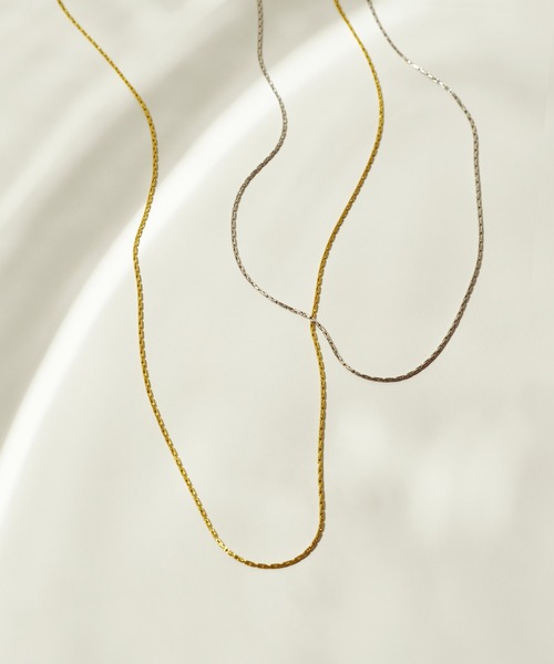 GOLDY（ゴールディ）の「【金属アレルギー軽減】スキニー チェーン スライド ステンレス ネックレス（ネックレス・レディース・ゴールド/シルバー・FREE）」の10枚目の写真