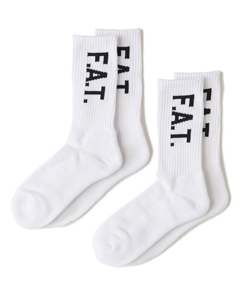 FAT（エフエイティー）の「S.O.X.（ソックス/靴下・メンズ・ホワイト/イエロー/ブラック・ONE SIZE）」の2枚目の写真