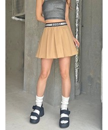 EGOIST | ウエストロゴプリーツミニスカート(スカート)