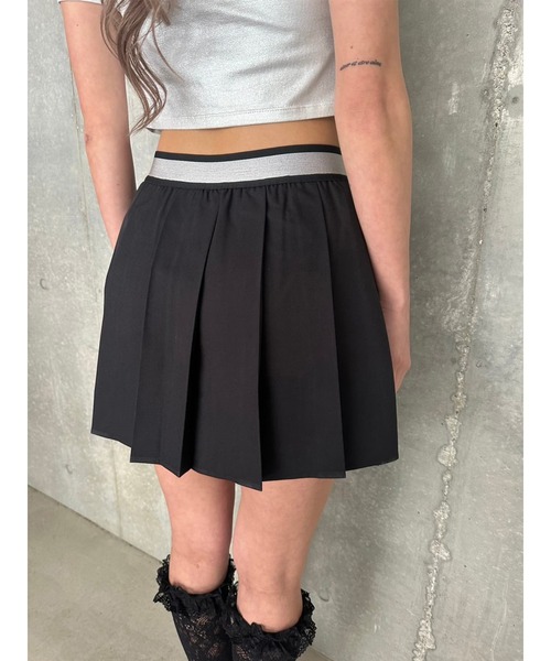 EGOIST（エゴイスト）の「ウエストロゴプリーツミニスカート（スカート・レディース・ベージュ/グレー/ブラック・FREE）」の18枚目の写真