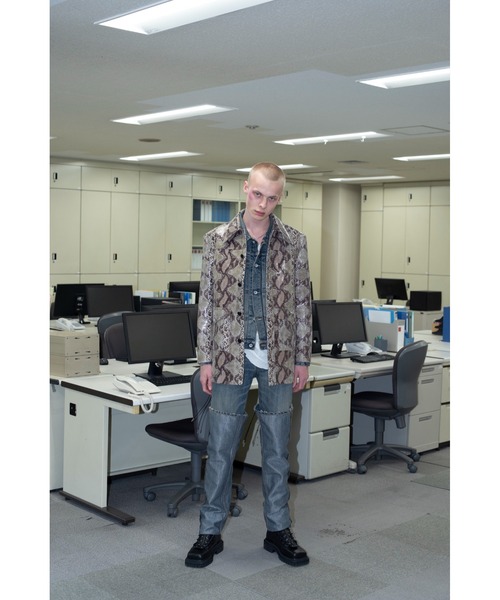 パンツ DAIRIKU 24AW Super Long Lame Denim Pants 中古・古着通販】DAIRIKU (ダイリク) Super Long Lame Denim Pants