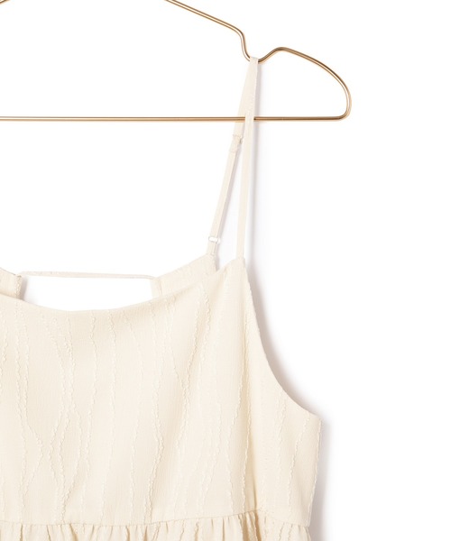 ROPE' PICNIC(ロペピクニック)の「バッグオープンキャミワンピース/リンクコーデ(ワンピース・レディース・ブラック/キナリ・38)」の8枚目の写真