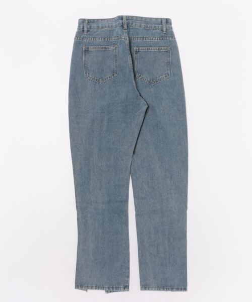 MARAI(マーライ)の「フロントスリットデニムパンツ(デニムパンツ・レディース・ブルー/ブラック・LARGE/X-LARGE/MEDIUM)」の13枚目の写真