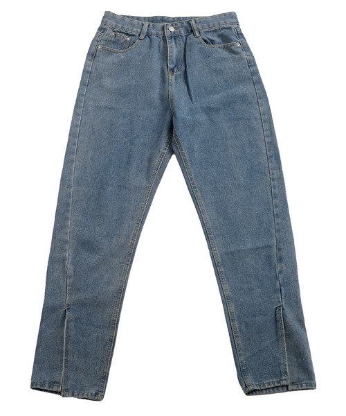 MARAI(マーライ)の「フロントスリットデニムパンツ(デニムパンツ・レディース・ブルー/ブラック・LARGE/X-LARGE/MEDIUM)」の9枚目の写真