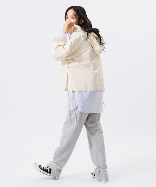 BEAMS BOY（ビームスボーイ）の「サイド ボタン アノラック（ブルゾン・レディース・ホワイト系その他7/パープル/ネイビー/ミント・ONE SIZE）」の12枚目の写真