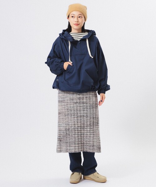 BEAMS BOY（ビームスボーイ）の「サイド ボタン アノラック（ブルゾン・レディース・ホワイト系その他7/パープル/ネイビー/ミント・ONE SIZE）」の16枚目の写真