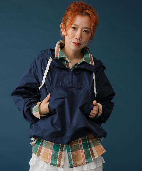 BEAMS BOY（ビームスボーイ）の「サイド ボタン アノラック（ブルゾン・レディース・ホワイト系その他7/パープル/ネイビー/ミント・ONE SIZE）」の22枚目の写真