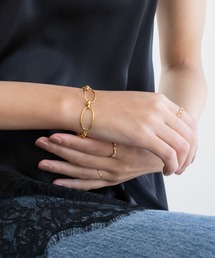 金属アレルギー対応 ボリュームチェーンステンレスブレスレット