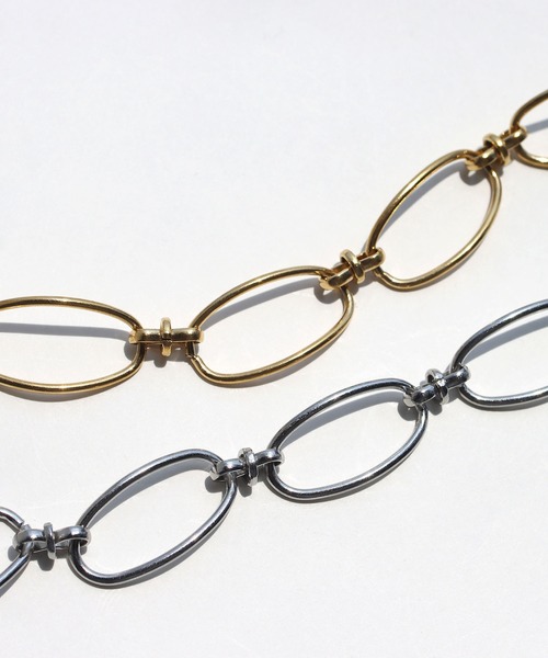 abaskdesign（アバスクデザイン）の「金属アレルギー対応 ボリュームチェーンステンレスブレスレット（ブレスレット・レディース・シルバー/ゴールド・FREE）」の12枚目の写真