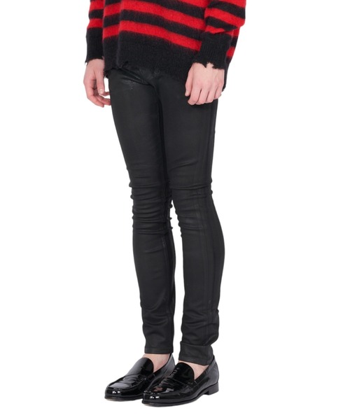 GalaabenD（ガラアーベント）の「ブラックコーティング EXフィットデニム レギンスデニムパンツ（デニムパンツ・メンズ・ブラック・44/46/48）」の3枚目の写真