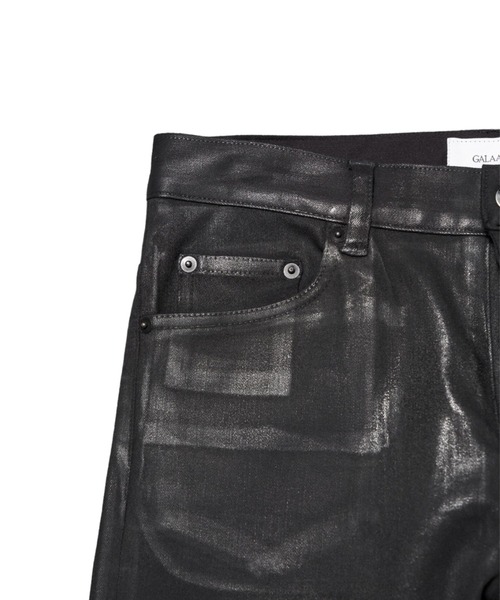 GalaabenD（ガラアーベント）の「ブラックコーティング EXフィットデニム レギンスデニムパンツ（デニムパンツ・メンズ・ブラック・44/46/48）」の7枚目の写真