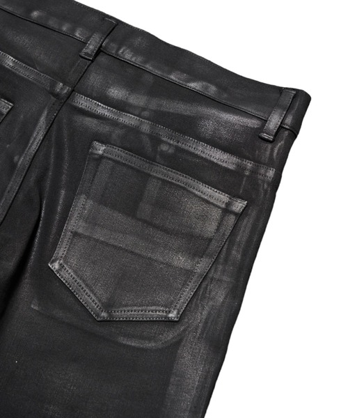 GalaabenD（ガラアーベント）の「ブラックコーティング EXフィットデニム レギンスデニムパンツ（デニムパンツ・メンズ・ブラック・44/46/48）」の10枚目の写真