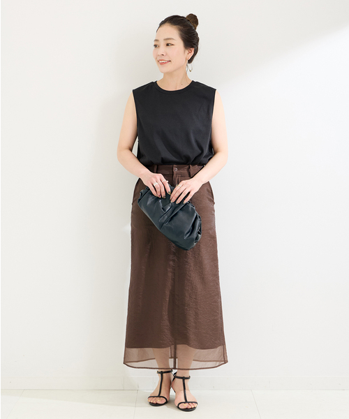 B.C STOCK（ベーセーストック）の「シアーワーカーズチノスカート（スカート・レディース・ブラック/オリーブ・SMALL/MEDIUM）」の4枚目の写真