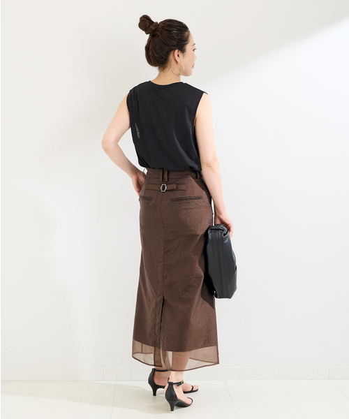 B.C STOCK（ベーセーストック）の「シアーワーカーズチノスカート（スカート・レディース・ブラック/オリーブ・SMALL/MEDIUM）」の6枚目の写真