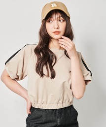 31 Sons de mode（トランテアン　ソン　ドゥ　モード）の「ライン入りクロップドスウェット（スウェット）」