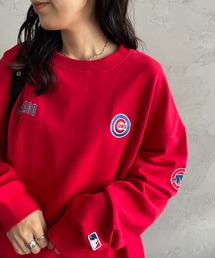 MLB（メジャーリーグベースボール）の「[FANATICS/ファナティクス] 別注 MLBロゴ刺繍 クルーネックスウェット（スウェット・メンズ）」
