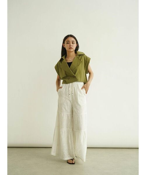 【セール】Double tailored short gilet(ベスト)|FIKA.(フィーカ) 【セール】Double tailored short gilet(ベスト)|FIKA.(フィーカ)