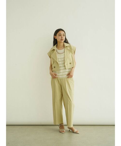 【セール】Double tailored short gilet(ベスト)|FIKA.(フィーカ) 【セール】Double tailored short gilet(ベスト)|FIKA.(フィーカ)