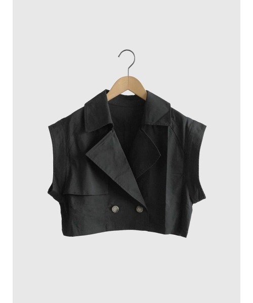 【セール】Double tailored short gilet(ベスト)|FIKA.(フィーカ) 【セール】Double tailored short gilet(ベスト)|FIKA.(フィーカ)