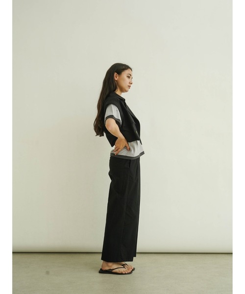 【セール】Double tailored short gilet(ベスト)|FIKA.(フィーカ) 【セール】Double tailored short gilet(ベスト)|FIKA.(フィーカ)