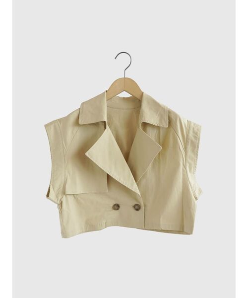 【セール】Double tailored short gilet(ベスト)|FIKA.(フィーカ) 【セール】Double tailored short gilet(ベスト)|FIKA.(フィーカ)