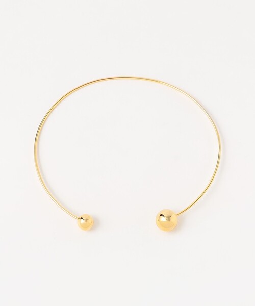 BEAUTY&YOUTH UNITED ARROWS（ビューティーアンドユースユナイテッドアローズ）の「ダブル メタルボール チョーカー（チョーカー・レディース・ゴールド・FREE）」の3枚目の写真