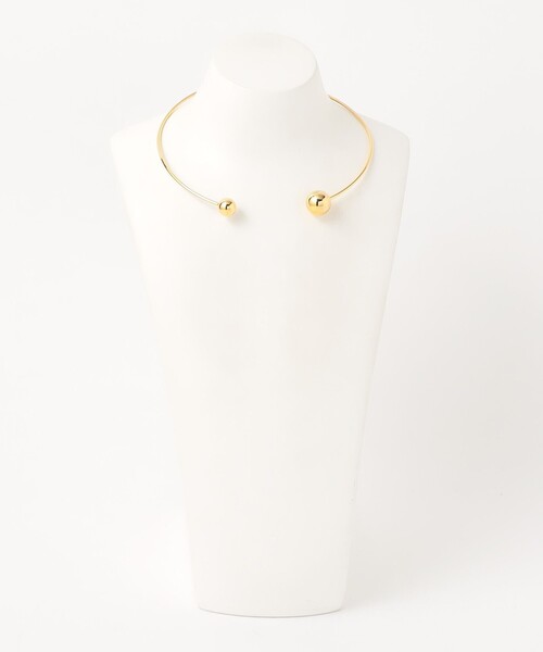 BEAUTY&YOUTH UNITED ARROWS（ビューティーアンドユースユナイテッドアローズ）の「ダブル メタルボール チョーカー（チョーカー・レディース・ゴールド・FREE）」の6枚目の写真