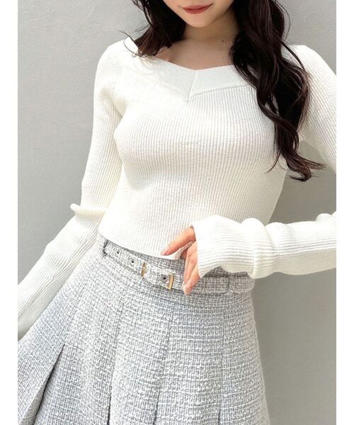 リリ リブニットセーター - グレー | ZARA Japan / 日本