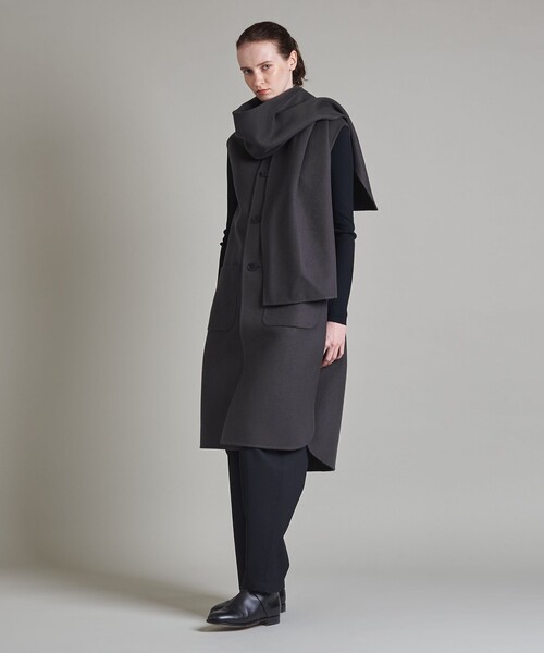 komu 　<LOEFF>マフラー付き リバーベスト 楽天市場】【SALE／70%OFF】＜LOEFF＞マフラー付き リバーベスト LOEFF