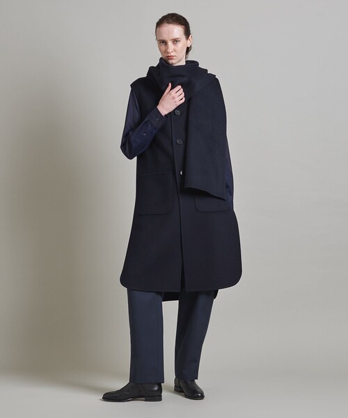 LOEFF（ロエフ）の「＜LOEFF＞マフラー付き リバーベスト（ベスト