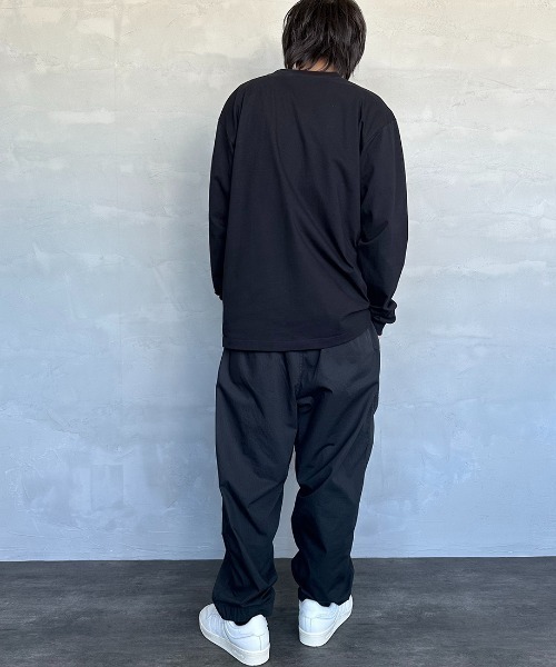 HANES（ヘインズ）の「[HANES/ヘインズ] BEEFY ロングスリーブパックTシャツ（Tシャツ/カットソー・レディース・ホワイト/ブラック/ダークグレー・M/L/XL/S）」の9枚目の写真