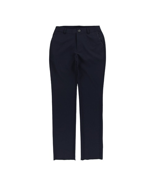 ZOY(ゾーイ)の「WOMENS フルダルエコストレッチ ロングパンツ(スラックス・レディース・ライトグレー/ホワイト/ネイビー・MEDIUM/LARGE/SMALL)」の3枚目の写真