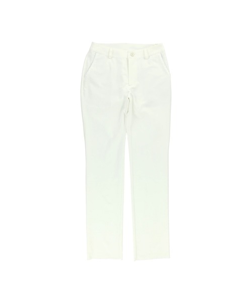 ZOY(ゾーイ)の「WOMENS フルダルエコストレッチ ロングパンツ(スラックス・レディース・ライトグレー/ホワイト/ネイビー・MEDIUM/LARGE/SMALL)」の2枚目の写真