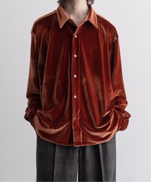 CASPER JOHN | Various loose shirts -drape velor-/バリアスルーズシャツ -ドレープベロア-(シャツ/ブラウス)