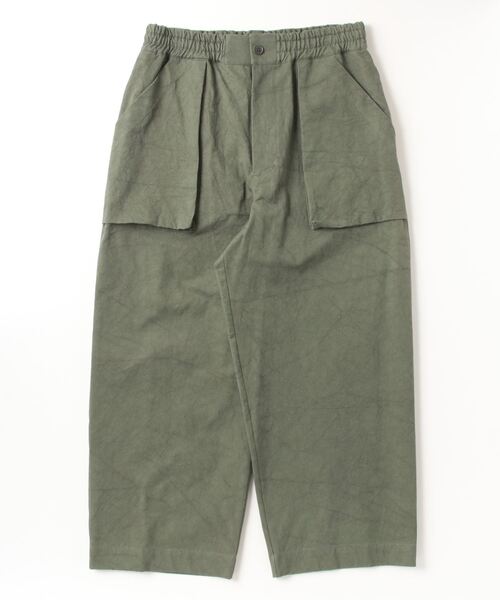 VOAAOV(ヴォアーブ)の「【VOAAOV】 SUN DRYING LIGHT HAND TWIL Wide Tapered Easy Pants(その他パンツ・メンズ・ライトブラウン/オリーブ/ブラック/ベージュ・2/1)」の21枚目の写真