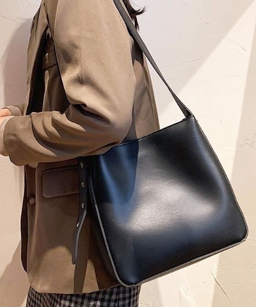 セール】【2WAY/斜め掛け】PUレザー大容量ワンショルダーバッグ