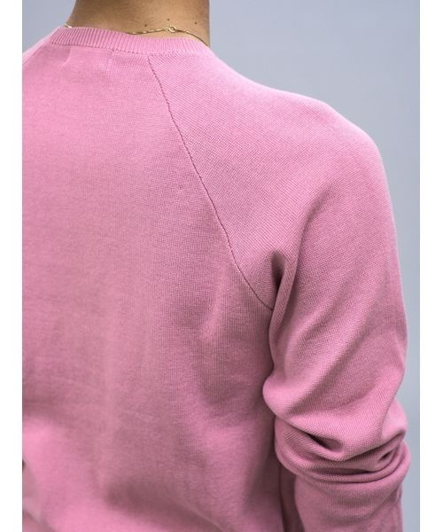 REGIEVO（レジエボ）の「ミラノリブロング丈ラグランニット　シンプルな大人のニット（ニット/セーター・メンズ・ピンク/オフホワイト/ブラック・LARGE/MEDIUM/X-LARGE/SMALL）」の20枚目の写真