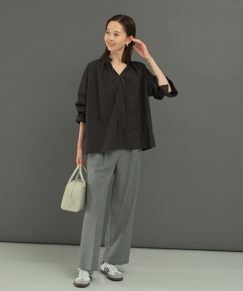 【URBAN　RESEARCH　ROSSO】2WAYボリュームシャツブラウス 2WAYボリュームシャツブラウス[RA46-23K603]｜URBAN RESEARCH