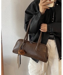 【24年AW 待望の再入荷！】《横長バッグ》クラシカルレトロショルダーバッグ