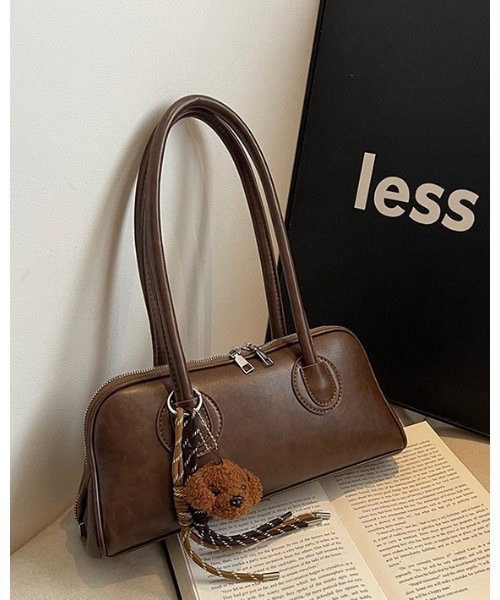 SALTMINT（ソルトミント）の「★☆即売切！大人気商品が待望の再入荷☆★《横長バッグ》クラシカルレトロショルダーバッグ（ショルダーバッグ・レディース・ブラック/ダークオリーブ/ライトブラウン/ブラウン/ダークブラウン・ONE SIZE）」の15枚目の写真