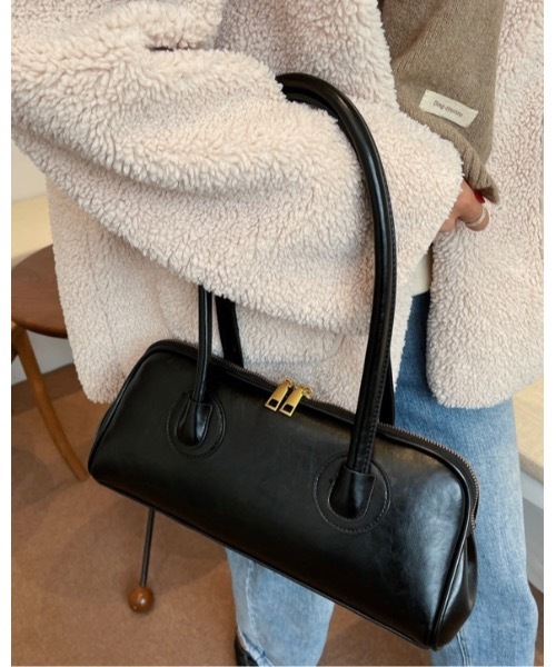 SALTMINT（ソルトミント）の「★☆即売切！大人気商品が待望の再入荷☆★《横長バッグ》クラシカルレトロショルダーバッグ（ショルダーバッグ・レディース・ブラック/ダークオリーブ/ライトブラウン/ブラウン/ダークブラウン・ONE SIZE）」の22枚目の写真