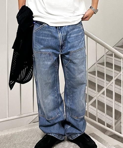 セール】【Levi's】「WORKWEAR」ルーズストレートデニムパンツ (90's