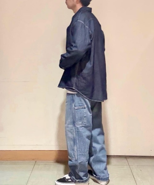 Levi's（リーバイス）の「【Levi's】「WORKWEAR」ルーズストレートデニムパンツ (90'sリバイバル / ワークウェアスタイル / ストリート / 耐久性)（デニムパンツ・メンズ・ダークインディゴブルー・30inch/32inch/34inch/28inch）」の20枚目の写真