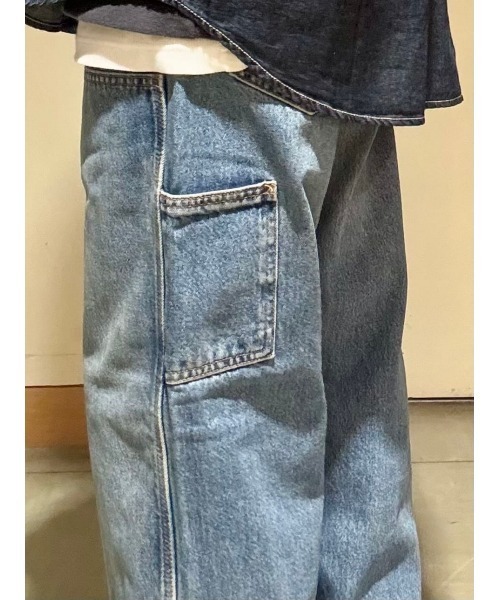 Levi's（リーバイス）の「【Levi's】「WORKWEAR」ルーズストレートデニムパンツ (90'sリバイバル / ワークウェアスタイル / ストリート / 耐久性)（デニムパンツ・メンズ・ダークインディゴブルー・30inch/32inch/34inch/28inch）」の18枚目の写真