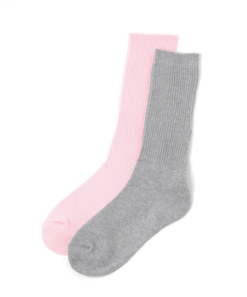 LOWRYS FARM(ローリーズファーム)の「2Pカラーソックス 136311(ソックス/靴下・レディース・パープル/ピンク/ブルー/カーキ/ピンク系その他/ブルー系その他・FREE)」の6枚目の写真