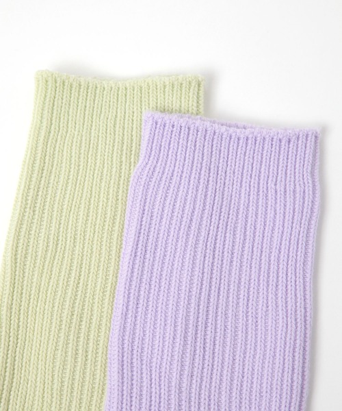 LOWRYS FARM(ローリーズファーム)の「2Pカラーソックス 136311(ソックス/靴下・レディース・パープル/ピンク/ブルー/カーキ/ピンク系その他/ブルー系その他・FREE)」の16枚目の写真