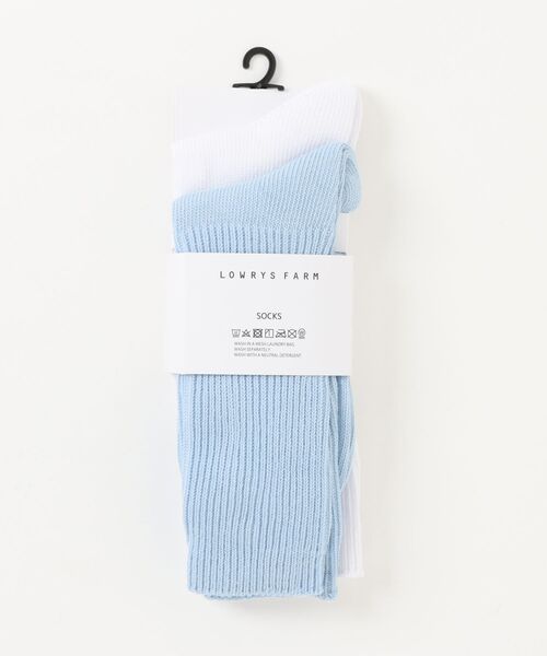 LOWRYS FARM(ローリーズファーム)の「2Pカラーソックス 136311(ソックス/靴下・レディース・パープル/ピンク/ブルー/カーキ/ピンク系その他/ブルー系その他・FREE)」の17枚目の写真