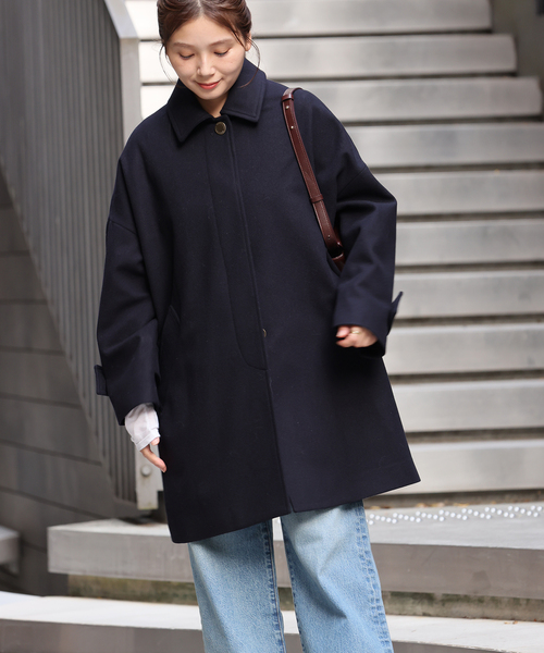 Traditional Weatherwear ブラックコート 34サイズ Traditional Weatherwear (返送料無料)コート ステンカラーコート