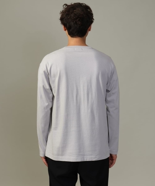 a.v.v（アーヴェヴェ）の「【ジャケイン可】ピンタックセミワイドシルエット クルーネックTシャツ（Tシャツ/カットソー・メンズ・ホワイト/ライトグレー/ブラック・46/50/48/44）」の10枚目の写真