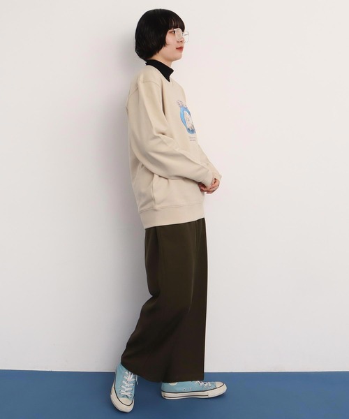 I am I in fact...（アイアムアイインファクト）の「EBI PILAF スウェット（スウェット・レディース・ベージュ/ピンク・FREE）」の19枚目の写真